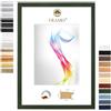 FRAMO Cornice portafoto in legno 20 x 30 cm (dimensione immagine) in verde pulito | Dimensioni selezionabili | Poster | Puzzle | Incollaggio | Personalizzato | Personalizzato