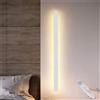 AMMZUZ LED Bianca Regolabile Applique da Parete Interno con Telecomando Lampada da Parete Lunga Barra Moderno Dimmerabile Striscia Iluminazioni per Pareti Camera da Letto Soggiorno Bagno Scale (100cm 54W)