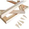 GP TONER Barelle di tela, Telai di barelle di tela, Telaio in legno massello per tela, Barelle d'arte fai-da-te, Legno di pino naturale per quadri, pittura 110X100