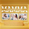 witfox 2026 Regali personalizzati per la Festa della Mamma, cornici personalizzate, targhe decorative, regali personalizzati per il compleanno della mamma, regali personalizzabili per mamme, 3 foto