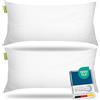 Beautissu Set da 2 Cuscino Microfibra 40x80cm Traspirante e Anallergico - Guanciale Trapuntato 450g di Imbottitura in Microfibra Soffice e Comodo - Cuscino Letto Singolo o Matrimoniale - BeauNuit UK