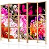 murando - Paravento da Interno 225x172 cm XXL Fiori 5 Pannelli Divisori Stampa Unilaterale su Tela in TNT Separe Divisorio per Ambienti - Ufficio Paraventi Decorazioni Legno Elegante b-C-0386-z-c