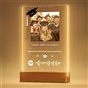 iDIY Regali di laurea personalizzati con placca Spotify - Cornice fotografica personalizzata, decorazione per la laurea, regali originali per amici, colleghi Regali originali, regali personalizzati