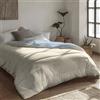 Zelesta Royalbed Piumone 2-in-1 Letto Singolo 140×200 cm - Trapunta e Piumino Reversibile 4 Stagioni, Lavabile 60°, Anallergico, Morbido, Leggero, Premium (Bluefog & Sand Beach, 240x200 cm)