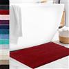 Floordirekt Tappetino da Bagno Sky Soft, Rettangolare e Rotondo, Extra soffice, Antiscivolo e ad Asciugatura Rapida, Disponibile in Diversi Colori e Dimensioni (80 x 150 cm, Rosso)