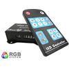 LEDLUX Centralina RGBW 4 Canali Controller RGB+W RGB Wireless Per Luci Striscia Bobina Led 12V 24V 16A RF104