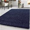 Teppium Moderno Tappeto Salotto 100 x 200 cm Marina Blu - Shaggy Tappeto per scendiletto Camera da Letto, Cucina y Soggiorno - Tappeto Morbido y Fluffy, Monocromatico, facile manutenzione