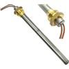 N2 ELECTROITALY N2ELECTROITALY- Candeletta Accensione Stufa Pellet 300W, Diametro 9,9mm Lunghezza 140mm (150mm Totali)-280W Filettatura 3/8 Gas, Resistenza per Riscaldamento Rapido, Ricambio Modelli Ungaro Piazzetta