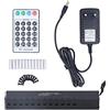 YWBL-WH Luci LED a Fibra Ottica, Effetto Meteora Bianca, Alloggiamento in Alluminio, Controllo App per, 20 modalità Streamer, Telecomando, Home Cinema, Auto, Hotel, Intrattenimento