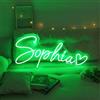 Lam Hub Fong Neon Personalizzate Insegna Luminosa Led Scritte Personalizzata Neon per Feste Compleanni Matrimoni Negozi Bar (#verde)