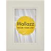 Wallazz Cornice Portafoto in Legno Pregiato - Made in Italy - Vetro Sintetico Infrangibile Crilex - Disponibile in Diverse Varianti - Design Italiano e Qualità Artigianale, 20x30cm Bianco
