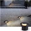 MIKOTR Luci Paesaggistiche da Esterno Percorsi 5W Luce Laterale Segnapasso Laterale IP67 Impermeabile per Giardini, Vialetti, Terrazzi(Luce Gialla,12V)