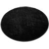 casa pura - Tappeto da bagno rotondo 120 cm, morbido tappeto da bagno shaggy, antiscivolo, lavabile, tappetino per doccia, tappeto per ingresso da bagno e doccia