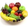 Ikosora Frutta Finta Realistica, Confezione da 20 Pezzi per Decorazione: Mela, Banana - Decorazione Tavola, Cucina, Feste e Casa