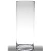 INNA-Glas Vaso da terra in vetro INNA-Glas Sansa, cilindrico - rotondo, trasparente, 50 cm, Ø 19 cm - Vaso alto - Vaso in vetro