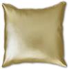 Cieffepi Home Collections Cuscino Arredo ECOPELLE (50 x 50 cm, Oro)