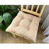 Olenka Cuscino per sedie a trapezio 40 x 35 x 8 cm cuscini per seduta decorazione casa giardino Interno ed Esterno (beige)