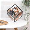 Wanapix | Cubo Foto Girevole | Regalo Personalizzato | Portafoto Girevole | Portafoto Multiplo | Batteria AA (non inclusa) | 9,8 cm| 100% Personalizzato