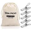 Vida Picks Mollette per bucato in metallo, con morsetto resistente, multiuso e durevoli, ideali stendibiancheria da esterno, casa, cucina, sacchetti di cibo, viaggi, ufficio come decorazione, confezione 40 pezzi