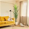 BLAINE Piante Finte da Interno Palma 200 cm Aspetto Iperrealistico per Decorazione Casa e Ufficio Senza Manutenzione