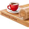 SCHUTZ-FUX Pellicola protettiva per tavolo 2mm trasparente - Protezione per tavolo con bordo smussato, tovaglia trasparente lavabile, varie dimensioni, su misura, Made in Germany (90 x 190 cm)