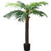 vidaXL Palma Phoenix Artificiale con Vaso 190 cm Verde