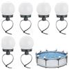 Rrlihjgu Piscina Luci, luci della piscina a LED solare,Luci per piscine fuori terra - Decorazione di recinzione a lunga durata impermeabile a LED per i ponti esterni ringhiere scale