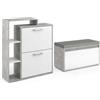 Vicco Scarpiera da ingresso Orlando, Calcestruzzo,
