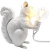 Generico Lampada Notturna Scoiattolo in Resina - Apparecchio di Illuminazione da Tavolo per Decorazioni Casa - Simpatico Animale