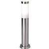 Brilliant Lampada da base da esterno Chorus 51 cm in acciaio inossidabile | 1 x A60, E27, 20 W, adatta per lampade normali (non incluse) Scala da A++ a E | Classe di protezione IP: 44 - impermeabile