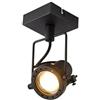 Qazqa suplux - Faretto Industriale - 1 luce - L 8 cm - Nero - Industriale - Soggiorno I Camera da letto I Sala da Pranzo I Cucina