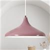 bamyum Champion Lampada a Sospensione Tavolo da Pranzo Ø 35 cm Luce a Sospensione in Metallo E27 Lampada da Sala da Pranzo Lampada da Cucina Lampada da Soffitto Lampada da Soggiorno Lila