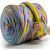 MeriWoolArt® 100% Merino Lana XXL Filato di Lana Grosso 4-5cm Filato Spesso Soffice, Feltro di Lana, Fai Da Te Regalo di Natale Coperta Maglia Grossa di Lana per Bambino