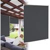 VA-Cerulean Tenda a rullo per esterni verticale, protezione solare, resistente alle intemperie, tenda avvolgibile oscurante per finestre e porte (140 x 140 cm, antracite)