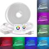 HEGEHE 220V Striscia LED Neon Flessibile Dimmerabile CRI85+ [6M, RGB], IP65 Impermeabile, con Controller RF RGB 750W, SMD5050 per Decorazione Domestica e Negozi, Dimensioni: 10x20mm
