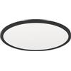 Eglo connect.z Smart Home Led plafoniera Rovito-Z, Ø 42 cm, ZigBee, app e controllo vocale, bianco caldo-bianco freddo, retroilluminazione RGB, dimmerabile, lampada da soffitto nera