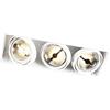 Qazqa oneon trimless 111 - Faretto da incasso grande Design - 3 luce - L 449 mm - Bianco - Design I Rustico I Moderno - Soggiorno I Camera da letto I Sala da Pranzo I Cucina