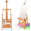 Artina Cavalletto per Pittura Professionale Napoli - cavalletto da Campagna e da Studio per dipingere o disegnare - Legno massello di faggio - Stabile e Robusto - per artisti o amatori