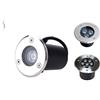 Tech-it Faretto led tondo segnapassi calpestabile 1watt da esterno luce bianca