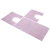 Sophie Maison Poppy Set Tappeti Bagno, 100% Microfibra Poliestere, Rosa, 45 x 75+45 x 40