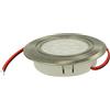 LEDLUX Mini Faretto Led Da Incasso 12V 24V 3W, Touch On/Off e Dimmer Direttamente da Faretto Stesso (Nichel Satinato, Bianco Freddo 6000K)