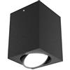 BRILONER Leuchten - Lampada a LED, lampada da soffitto GU10, riflettore orientabile, 400 lumen, 3.000 Kelvin, nero, 8x8cm, 5 Watt