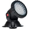 GUODDM Luci per Acquario RGB Multicolore, Faretti Subacquei Impermeabili, con Telecomando per Piscina con Laghetto da Giardino, Presa UK (Set di 4 Luci)(Set of 1 Light)