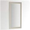ARHome Specchiera Parete Modern, 120 x 60, Tortora, Specchio Parete Muro, Made in Italy