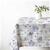 Tex family Tovaglia in Cotone Sissi Mare e Riga - Stile Marinaro - Made in Italy - Lavabile - Cm. 140x140 x4 persone