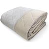 Tex family Trapuntino Fiocco - Copriletto Trapuntato Boy Beige - Mezza Stagione, Microfibra Morbida - Made in Italy - Matrimoniale 2 PIAZZE