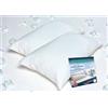 Tex family - Federe Cuscino Freddo Copricuscini Rinfrescanti Ice-Touch Singola 50x80 cm - Termoregolante Estiva - Copriguanciali Traspiranti e Made in Italy Cm. 50x80-2 Unità