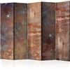 murando - Paravento Decorativo Monofacciale Casse Di Vino Vintage 135x172 cm 3 Pannelli Divisori - Stampa su un Lato su Tela in TNT - Separe Divisorio per la Casa Marrone Country Rustico f-A-0540-z-b