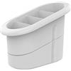 Biesse, Scolaposate con Vaschetta Raccogli Gocce, Bianco, 20x15x12 cm