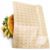 Virsus 100 Sacchetti di carta per Panini di colore Avana, misura 16x20 cm, buste in carta Oleane Anti Grasso, resistente, per forno, piastre e microonde, per Alimenti, Hamburger, Piadine, Snack